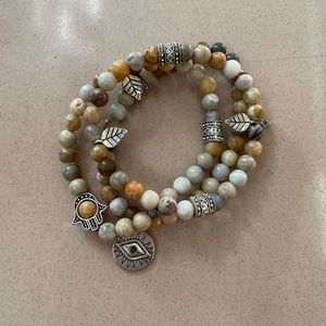 🌟HOST PICK🌟 Evil Eye Stacking Bracelets NWOT